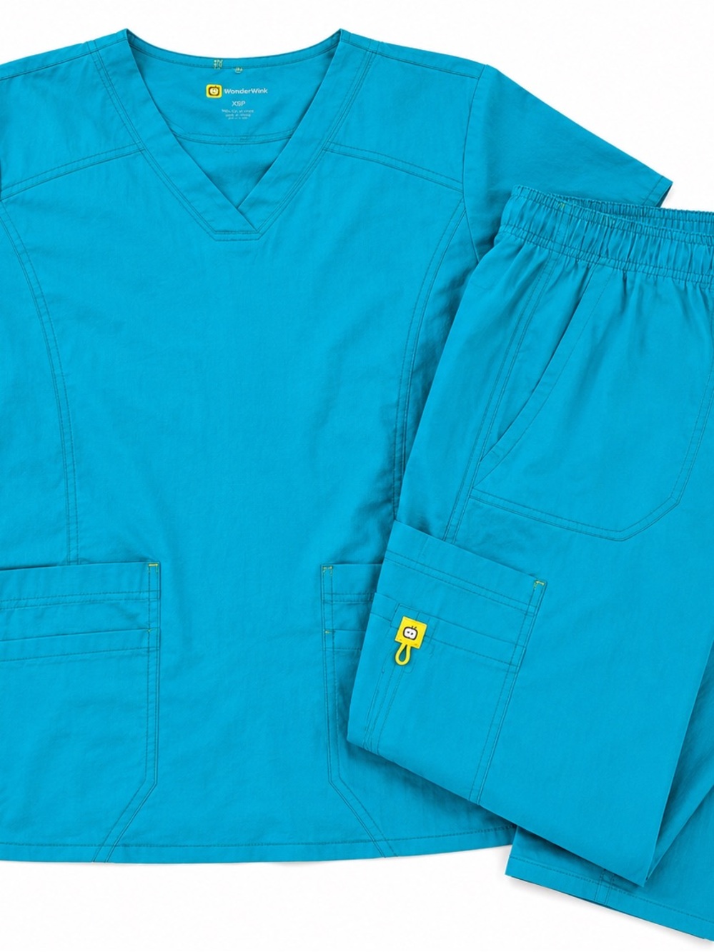 WonderWink Turquoise Blue Women's Pajama Set